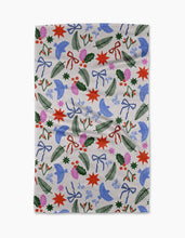 Load image into Gallery viewer, Christmas Garden Party Tea Towel | Geometry