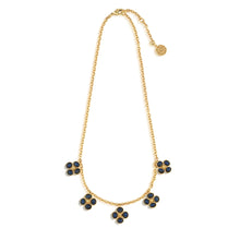 Load image into Gallery viewer, Berry Clover Multi Station Necklace, - Blue Labradorite | Capucine De Wulf