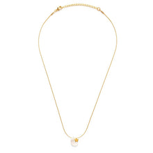 Load image into Gallery viewer, Mother of Pearl Moon + Star Necklace