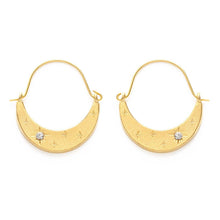 Load image into Gallery viewer, Starlight Crescent Earrings