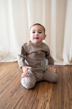 Load image into Gallery viewer, Elephant Embroidered Baby Knit Pullover (Organic)