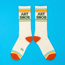 Load image into Gallery viewer, Art Snob Gym Crew Socks