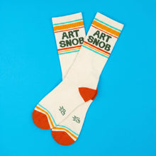 Load image into Gallery viewer, Art Snob Gym Crew Socks