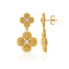 Load image into Gallery viewer, Berry Clover Convertible Duo Earrings - Mother of Pearl | Capucine De Wulf