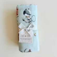 Load image into Gallery viewer, Circus Bamboo Muslin Swaddle