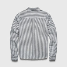Load image into Gallery viewer, Brian Brushed Twill Stripe Shirt - White / Navy - Indie Indie Bang! Bang!