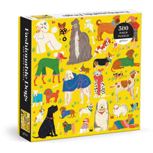Load image into Gallery viewer, Fashionable Dogs 500 Piece Puzzle
