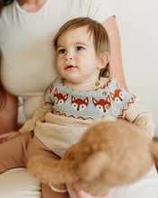Load image into Gallery viewer, Fox Jacquard Fair Isle Sweater Knit Baby Pullover (Organic)
