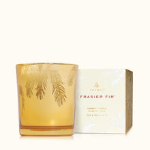 Load image into Gallery viewer, Frasier Fir Gilded Gold Poured Candle - Indie Indie Bang! Bang!