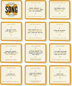 Misunderstood Songs – Party Game with 300 Cards Featuring Uniquely Incorrect Lyrics of Songs, Suitable for 2-8 Players - Indie Indie Bang! Bang!