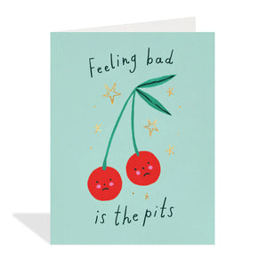 Cherry Pits Get Well Card - Indie Indie Bang! Bang!