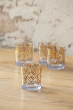 Load image into Gallery viewer, Cocktail Golden Ikat Glass - Indie Indie Bang! Bang!