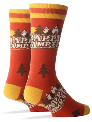 Happy Camper Men's Crew Sock - Indie Indie Bang! Bang!