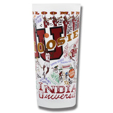 Load image into Gallery viewer, IU Indiana University Frosted Drinking Glass (Set of 2) - Indie Indie Bang! Bang!