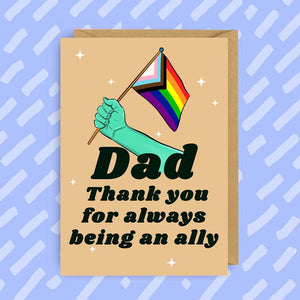 Dad Ally Card - Indie Indie Bang! Bang!