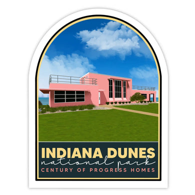 Indiana Dunes Progress Sticker - Indie Indie Bang! Bang!