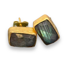 Load image into Gallery viewer, Nina Stud - Labradorite - Indie Indie Bang! Bang!