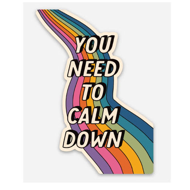 You Need To Calm Down (Taylor Swift) Sticker - Indie Indie Bang! Bang!
