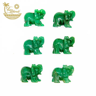 Green Aventurine Elephant Crystals (Hand Carved) - Indie Indie Bang! Bang!