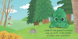 Little Fir Tree Finger Puppet Book (Board Book) - Indie Indie Bang! Bang!