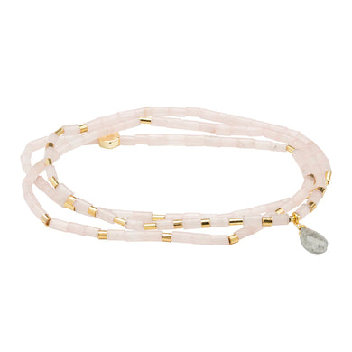Stone of Love Rose Quartz Bracelet / Necklace - Indie Indie Bang! Bang!