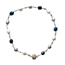 Load image into Gallery viewer, Luxe Pearl &amp; Crystal Choker - Indie Indie Bang! Bang!