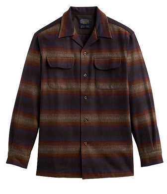 Pendleton | Trail Shirt Brown Ombre Multi Stripe - Indie Indie Bang! Bang!