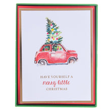 Load image into Gallery viewer, Merry Little Car Boxed Note Cards