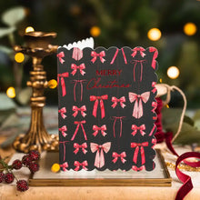 Load image into Gallery viewer, Merry Christmas- Bows Noir - Indie Indie Bang! Bang!