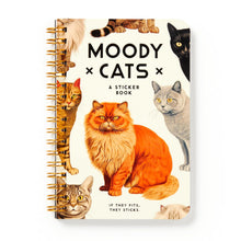 Load image into Gallery viewer, Moody Cats Sticker Book - Indie Indie Bang! Bang!