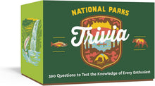 Load image into Gallery viewer, National Parks Trivia: A Card Game 390 Questions to Test the Knowledge of Every Enthusiast - Indie Indie Bang! Bang!