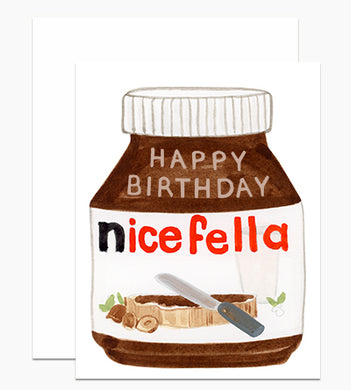 Happy Birthday Nicefella Card - Indie Indie Bang! Bang!