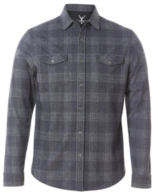 Flannel Stretch Knit Shirt - Indie Indie Bang! Bang!