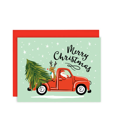 Noel Truck Christmas Card