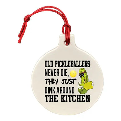 Old Pickleballers Ornaments - Indie Indie Bang! Bang!