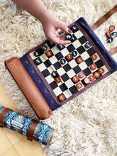 Load image into Gallery viewer, Chronicle Books Pendleton Chess &amp; Checkers Set: Travel-Ready Roll-Up Game - Indie Indie Bang! Bang!