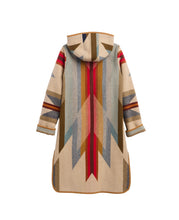 Load image into Gallery viewer, Hooded Jacquard Coat - Wyeth Trail Tan | Pendleton - Indie Indie Bang! Bang!