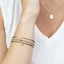 Load image into Gallery viewer, Tonal Chromacolor Miyuki Bracelet Trio in Pewter &amp; Gold - Indie Indie Bang! Bang!