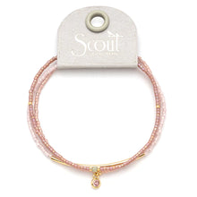 Load image into Gallery viewer, Tonal Chromacolor Miyuki Bracelet Trio in Blush &amp; Gold - Indie Indie Bang! Bang!