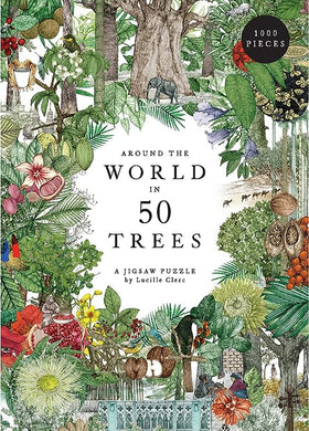 Around the World in 50 Trees Jigsaw Puzzle - Indie Indie Bang! Bang!