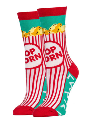 Box O' Popcorn Women's Crew Socks - Indie Indie Bang! Bang!
