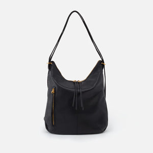 HOBO | Merrin Black Convertible Backpack - Indie Indie Bang! Bang!