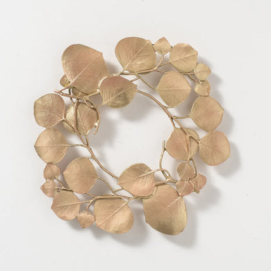 Michael Michaud Round Leaf Eucalyptus Trivet - Bronze - Indie Indie Bang! Bang!
