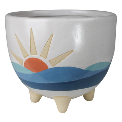 Seascape Ceramic Pot - Indie Indie Bang! Bang!