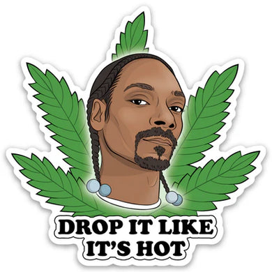 Snoop Pot Leaf Sticker - Indie Indie Bang! Bang!