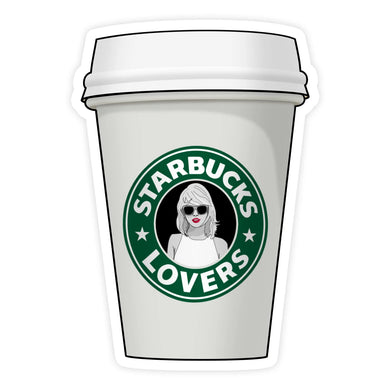 Taylor Swift Starbucks Lover Sticker - Indie Indie Bang! Bang!