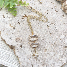 Load image into Gallery viewer, Double Crystal Starburst Necklace - Indie Indie Bang! Bang!