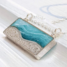 Load image into Gallery viewer, Sterling Silver Mini Beach Scene Necklace - Indie Indie Bang! Bang!