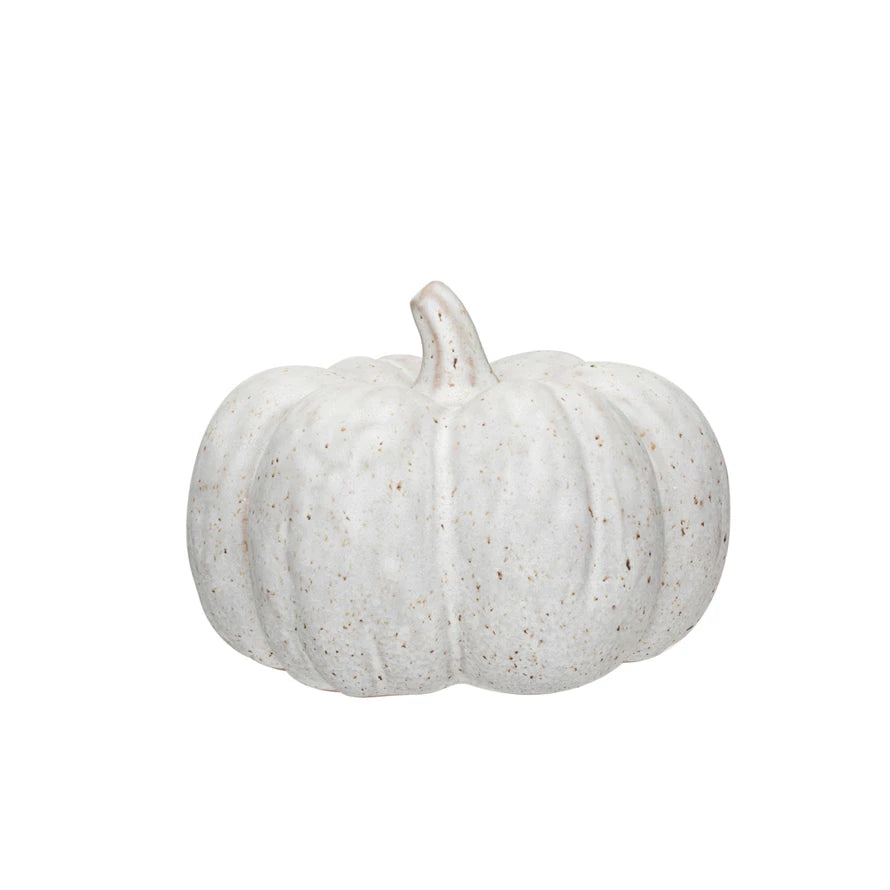 Stoneware Pumpkin, Cream Glaze - Thumbnail 4