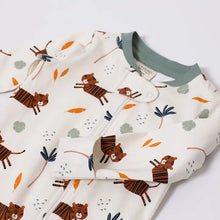 Load image into Gallery viewer, Tiger Zipper Footie Romper (Organic Cotton) - Indie Indie Bang! Bang!